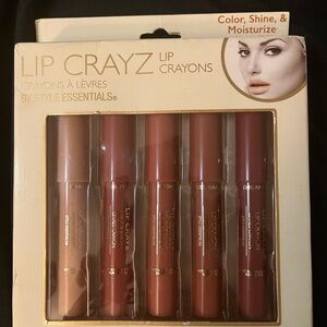 Lip Crayons Set - Elegant Pink and Brown Shades